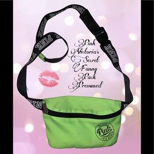 Pink Victoria’s Secret Fanny Pack Green